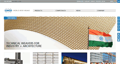 Desktop Screenshot of gkd-india.com
