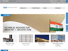 Tablet Screenshot of gkd-india.com